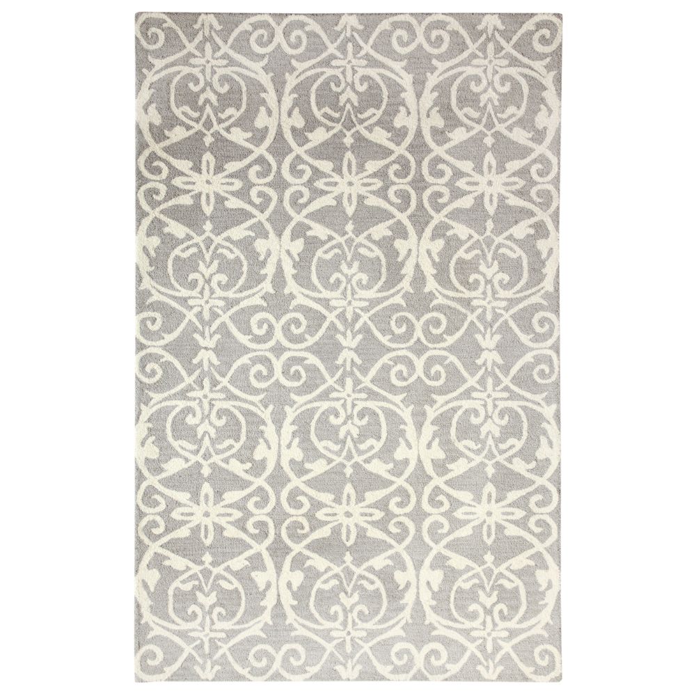 Dynamic Rugs 7864-910 Galleria 2 Ft. X 4 Ft. Rectangle Rug in Silver
